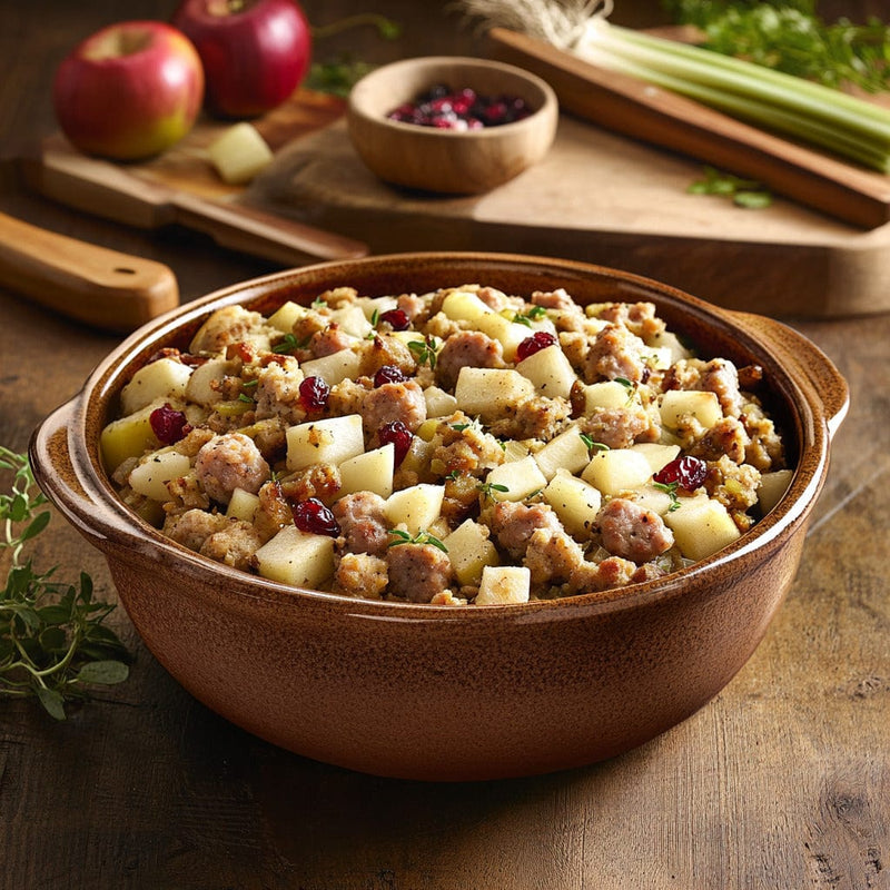 easyChef Pro Turkey Sausage and Apple Stuffing