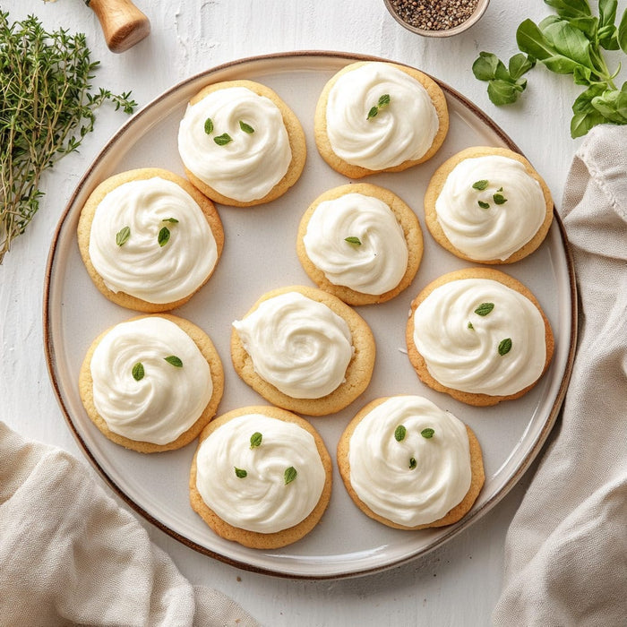 easyChef Pro Vanilla Cloud Cookies with Fluffy Frosting