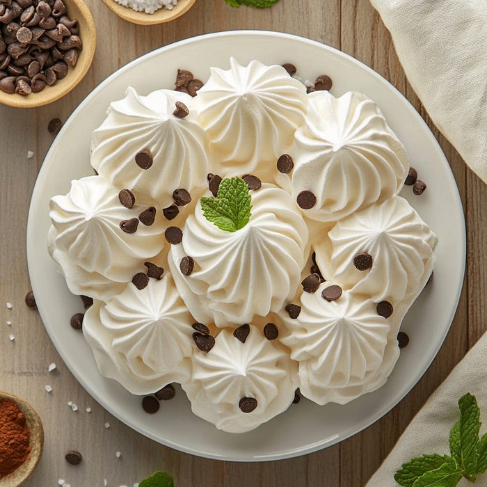 easyChef Pro Vanilla-Infused Chocolate Chip Meringue Clouds