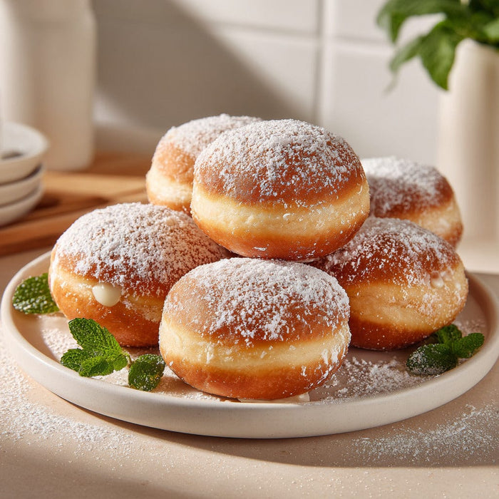 easyChef Pro Vanilla-Infused Sufganiot with Cheese Filling