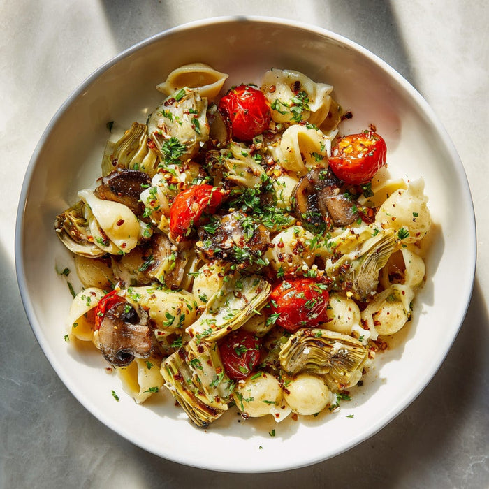 easyChef Pro Vibrant Artichoke Pasta Salad with Fresh Herbs