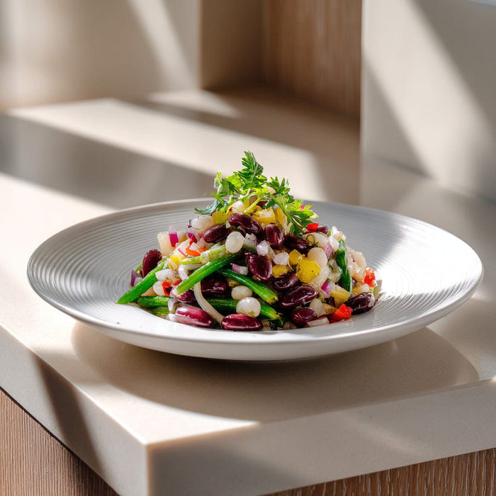 easyChef Pro Vibrant Four-Bean Salad with Crunchy Vegetables