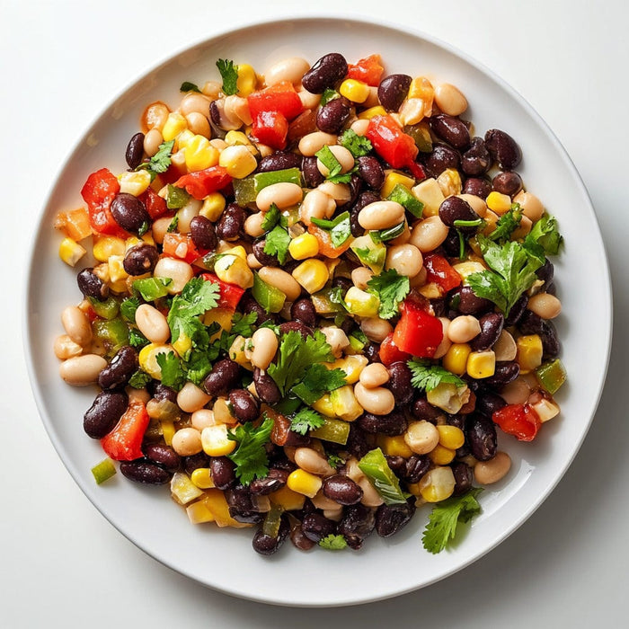 easyChef Pro Vibrant Tex-Mex Bean Medley with Tangy Dressing