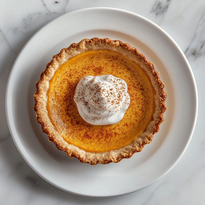 easyChef Pro Warm Spiced Pumpkin Custard Pie