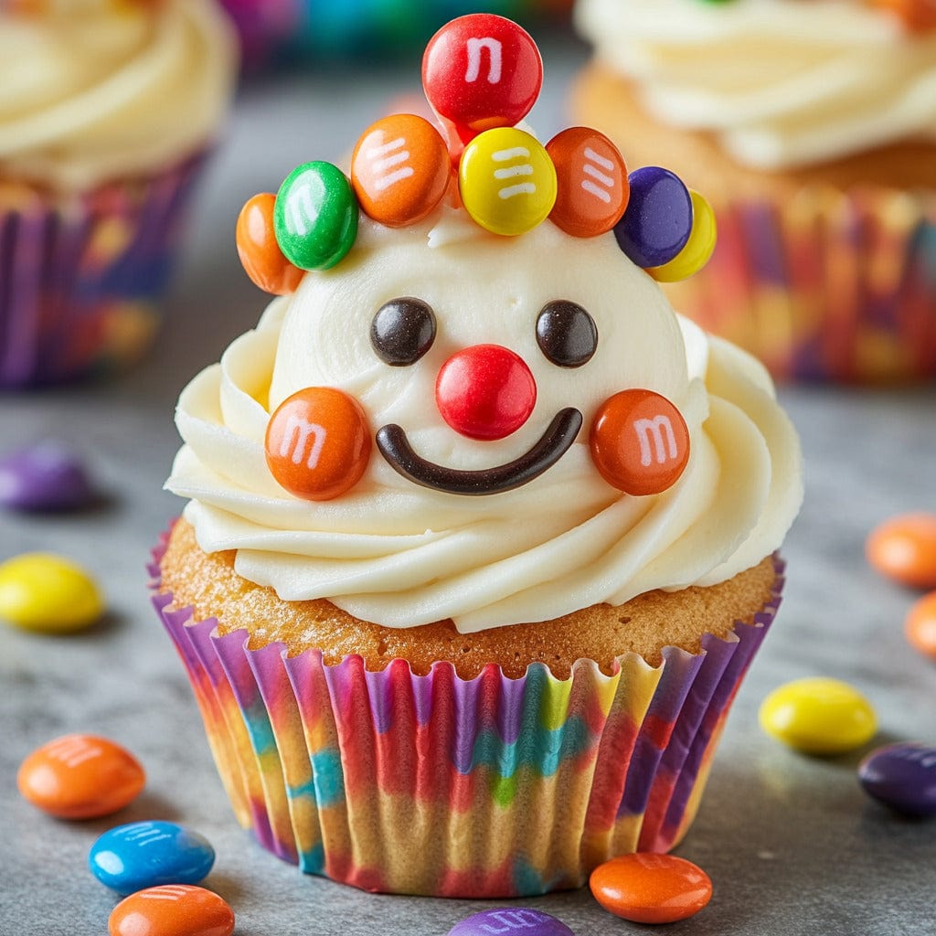easyChef Pro Whimsical Clown Cupcakes