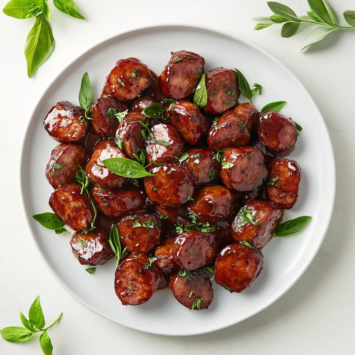 easyChef Pro Whiskey-Glazed Kielbasa Bites