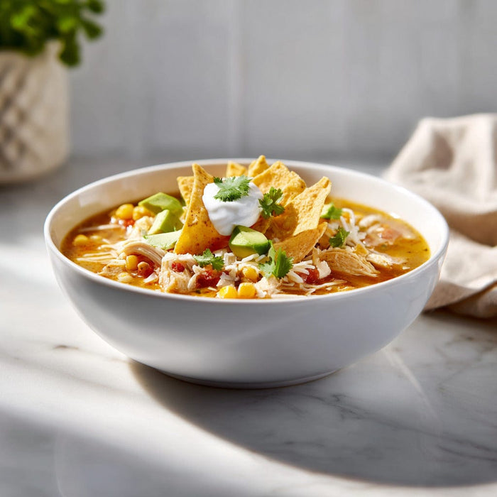 easyChef Pro Zesty Chicken Tortilla Soup with Fresh Salsa