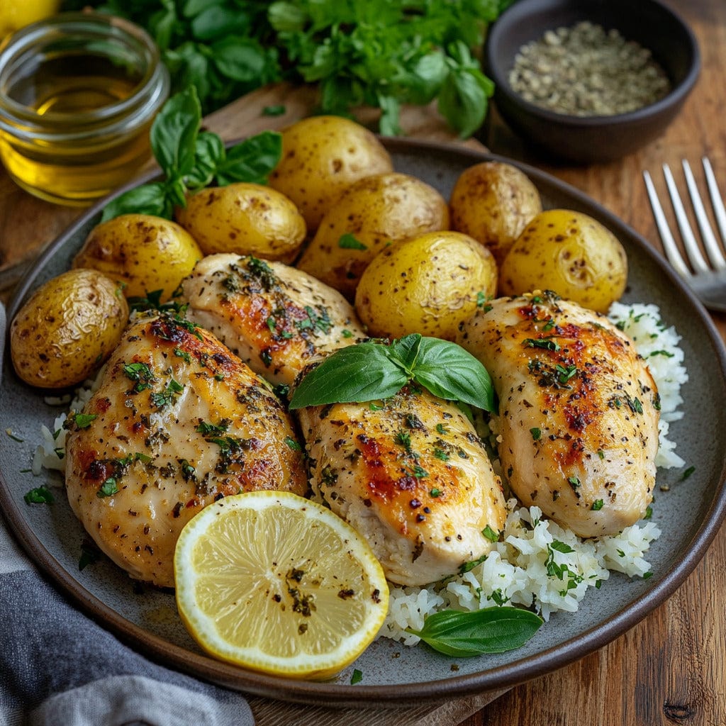 easyChef Pro Zesty Lemon-Herb Chicken Breasts