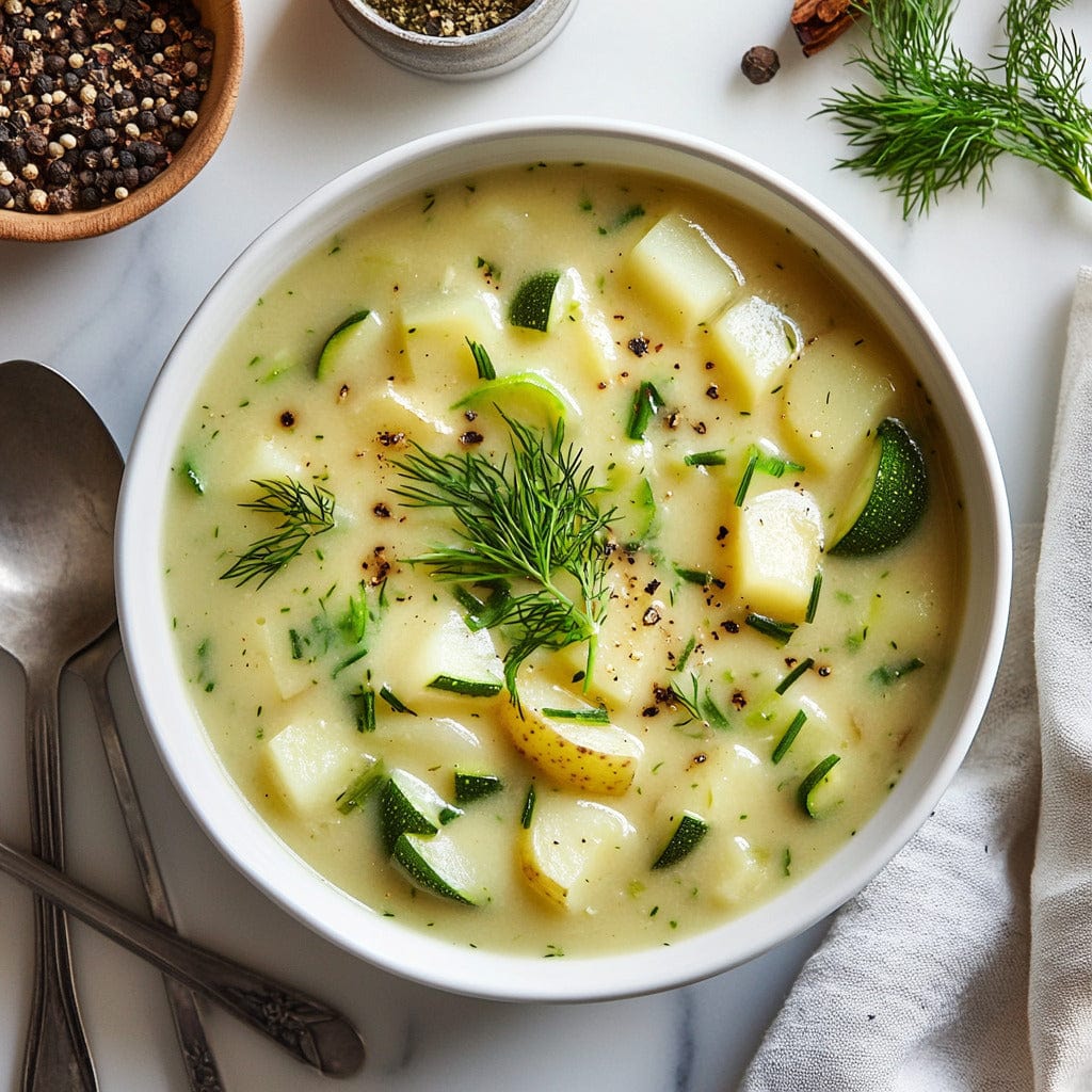 easyChef Pro Zucchini Potato Soup