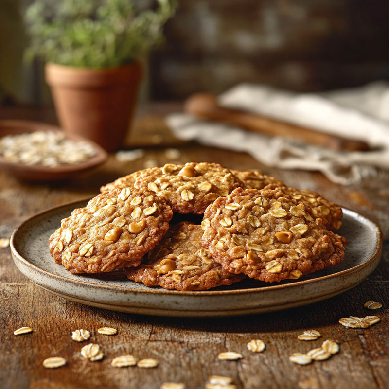 Rustic Butterscotch Oatmeal Cookies