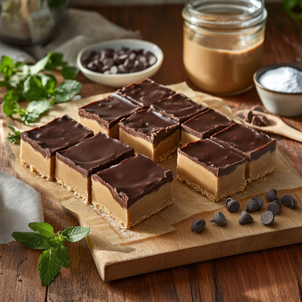 Chocolate Peanut Butter Bliss Bars