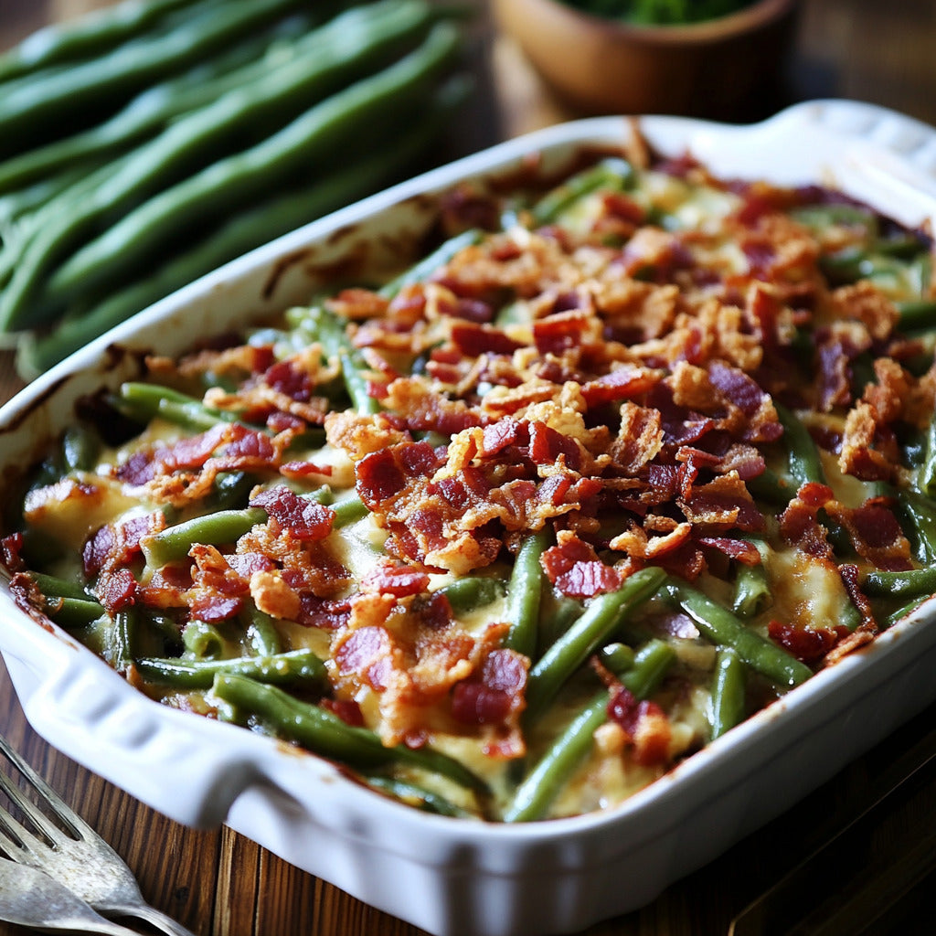 Savory Three-Ingredient Green Bean Bake