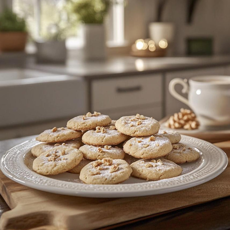 Buttery Vanilla Tea Cookies