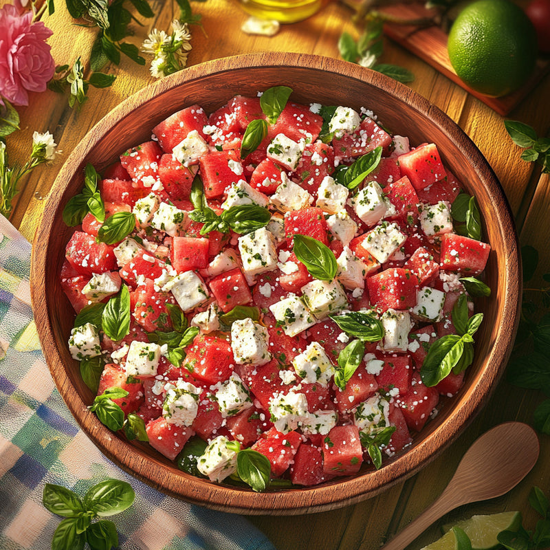 Refreshing Watermelon Feta Medley