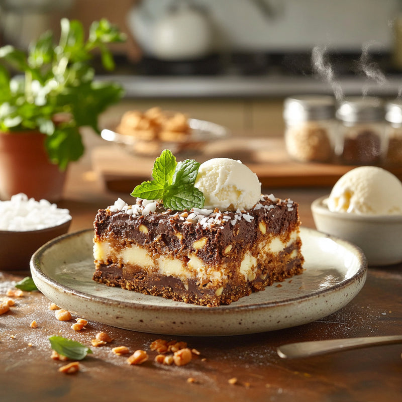 Decadent Triple Layer Cookie Bars