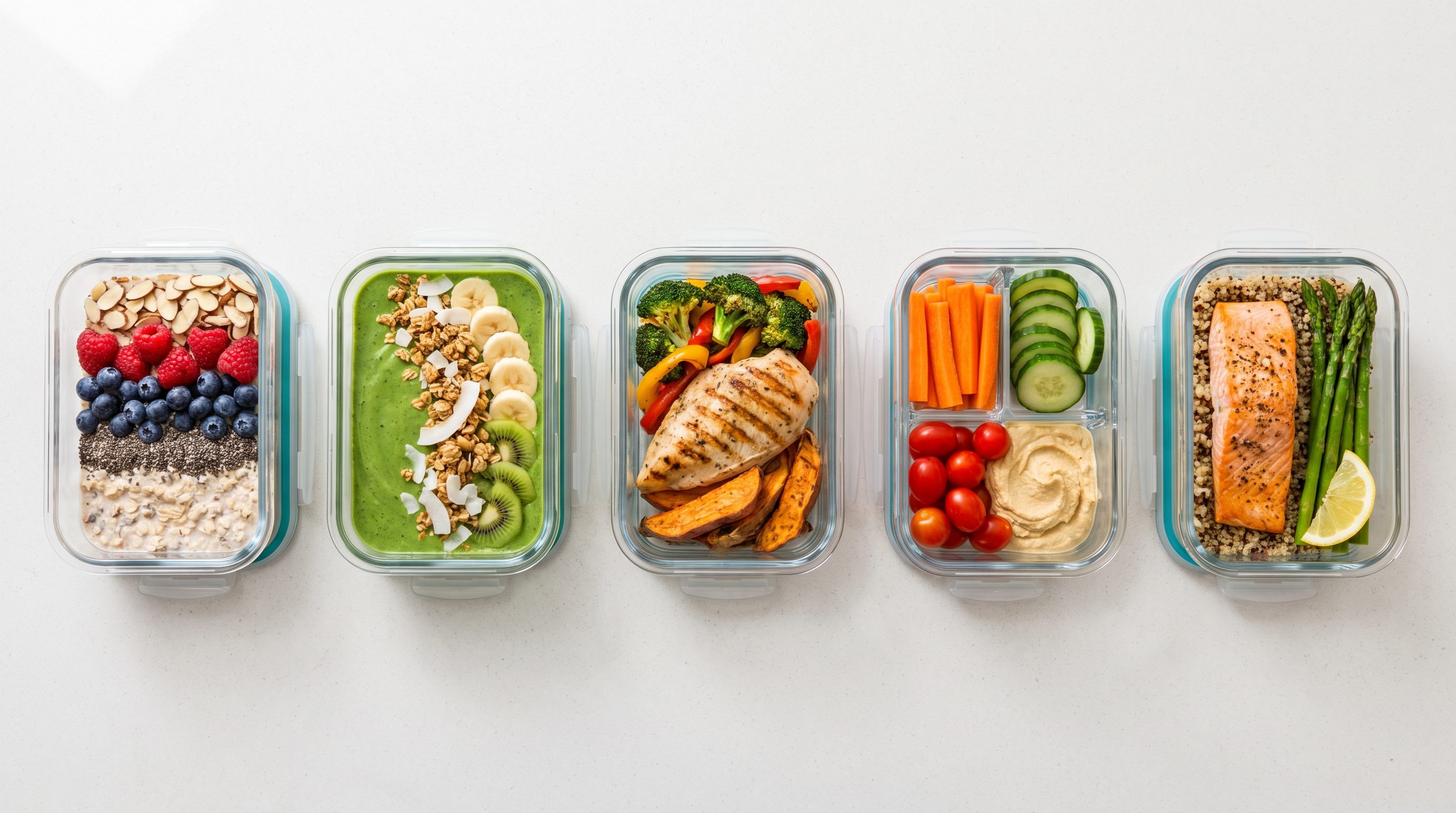 Balanced meal bowl with protein, grains, and vegetables representing a structured calorie-controlled meal plan