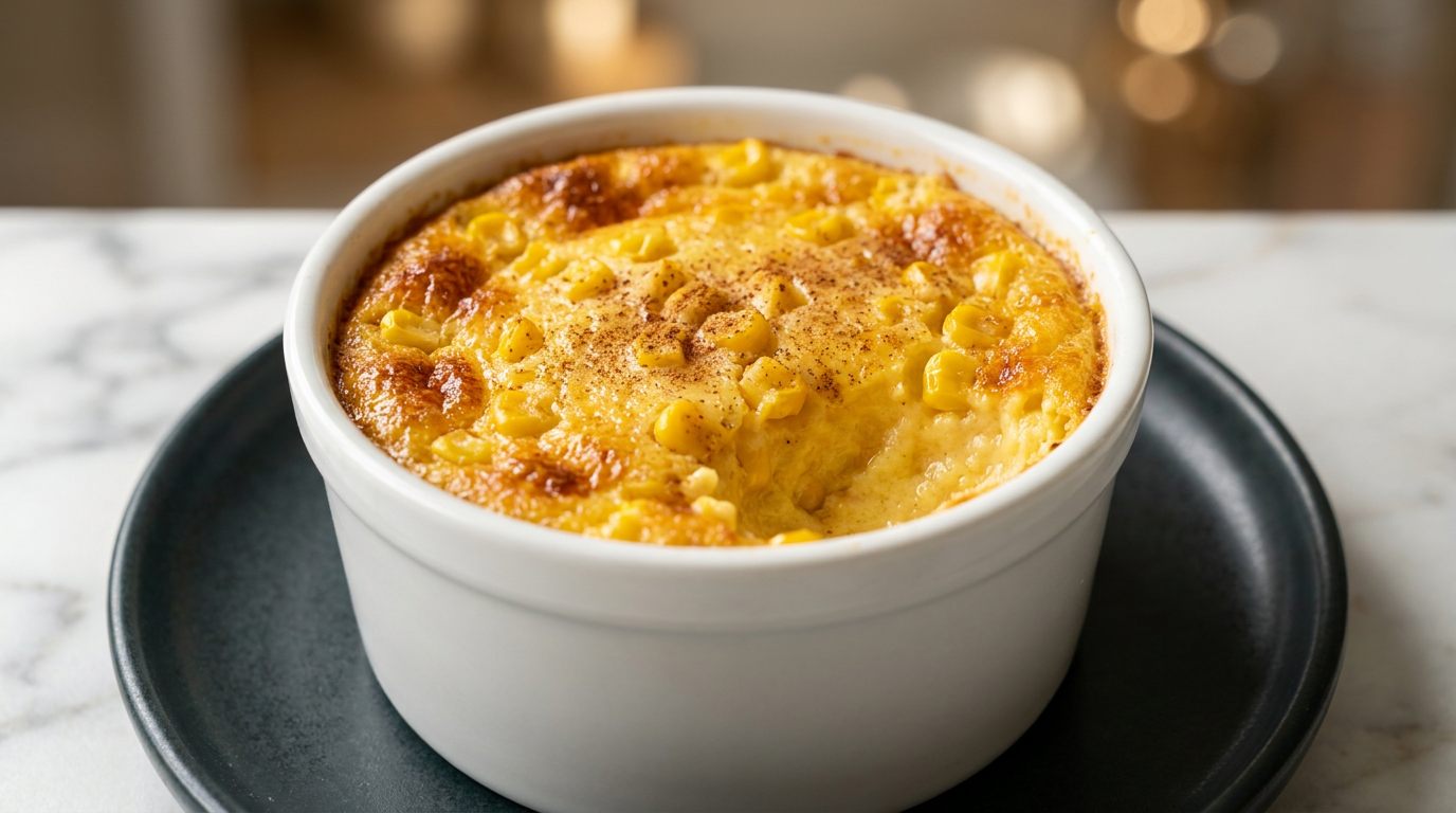 Nigella Lawson sweet corn pudding scored in easyChef Pro